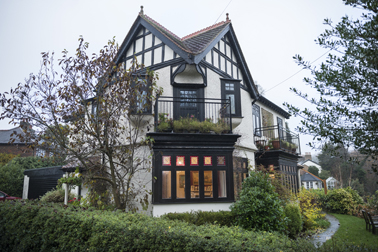 A tudor style house