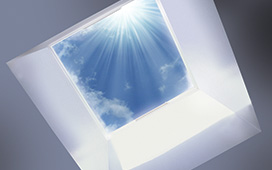 A Brett Martin dome rooflight