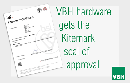 VBH's new Kitemark certificate