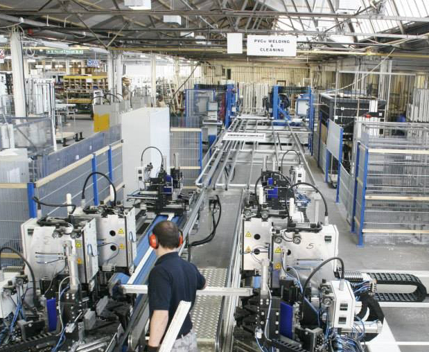 Inside a Wembley window factory