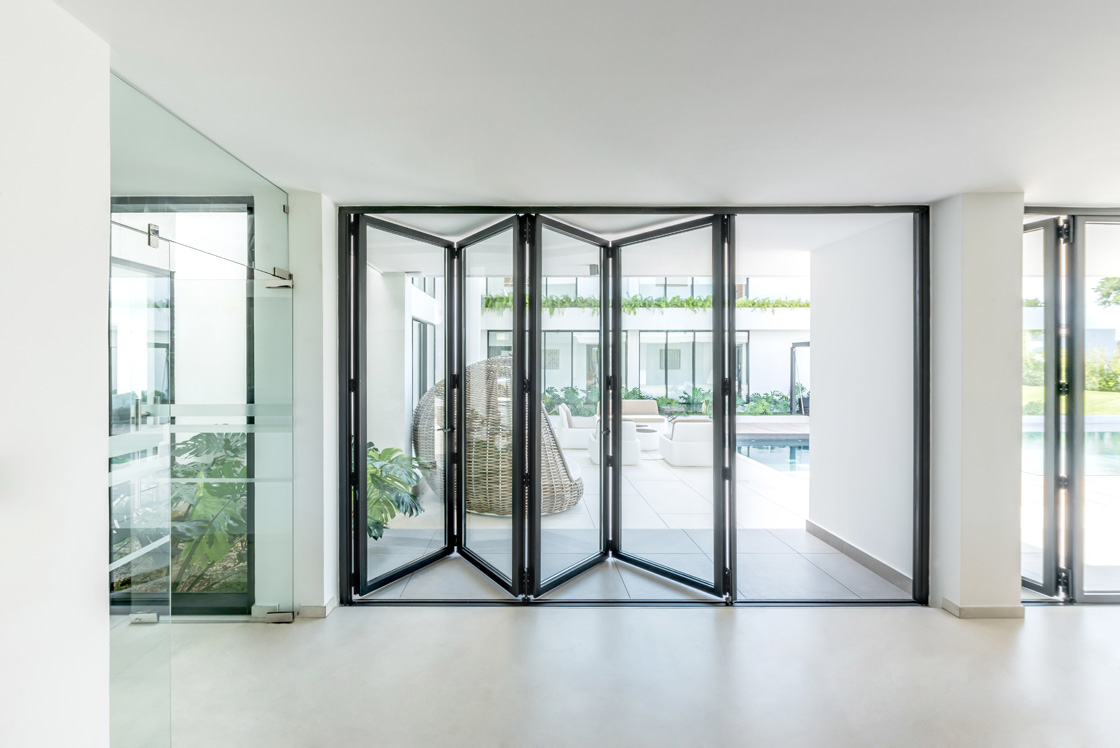 Bi-fold patio doors