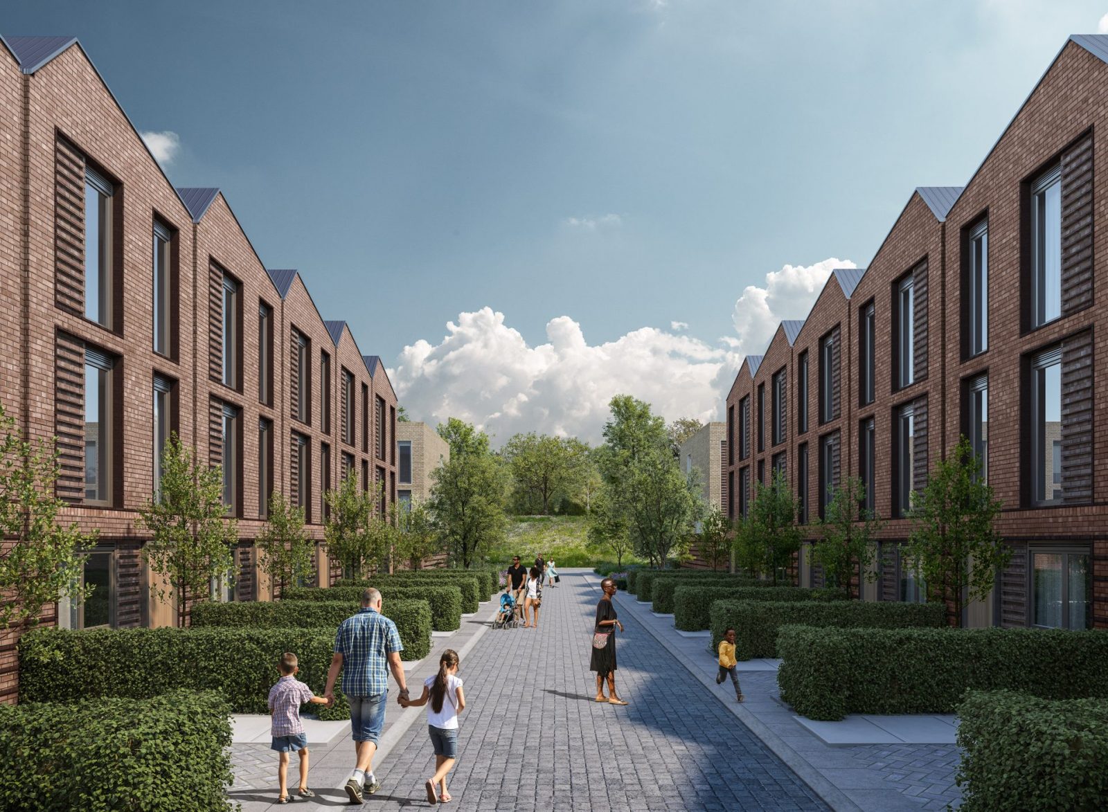 An impression of Darling Associates' Salford and Exeter developments.