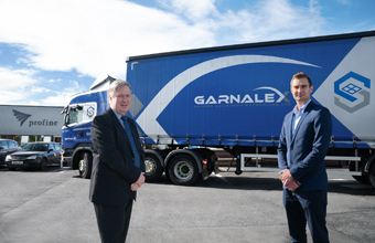 Darrell Woodward, Garnalex UK Sales Manager and Mateusz Prudlo, Purchasing Manager, Profine.