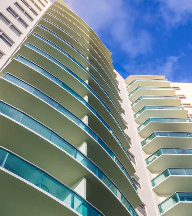 AkzoNobel has named Soulful Sage™ as Interpon's 2027 Color of the Year, reflecting the growing influence of softer, nature-inspired color palettes and natural materials in contemporary architecture.
