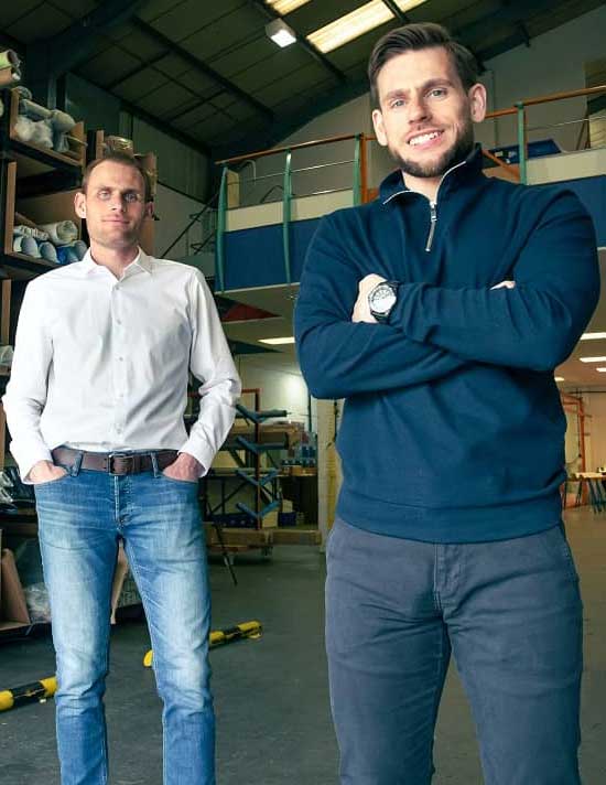 Bradley Dantzic, Operations Director (left) and Stuart Dantzic, Managing D...right)