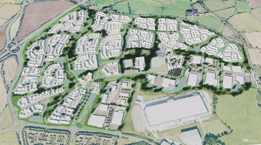 Darlington will see construction of 800 new homes as part of the Burtree Garden Village