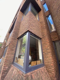Colour matched trickle vents installed by The Window Company (Contracts).