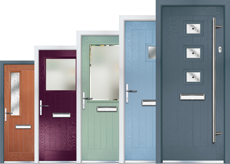 Coloured doors