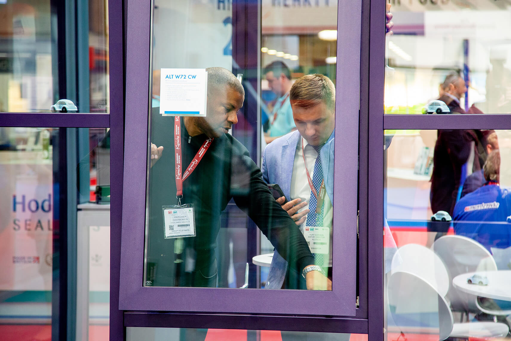 An exhibition stand