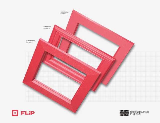 FLip glazing cassette.