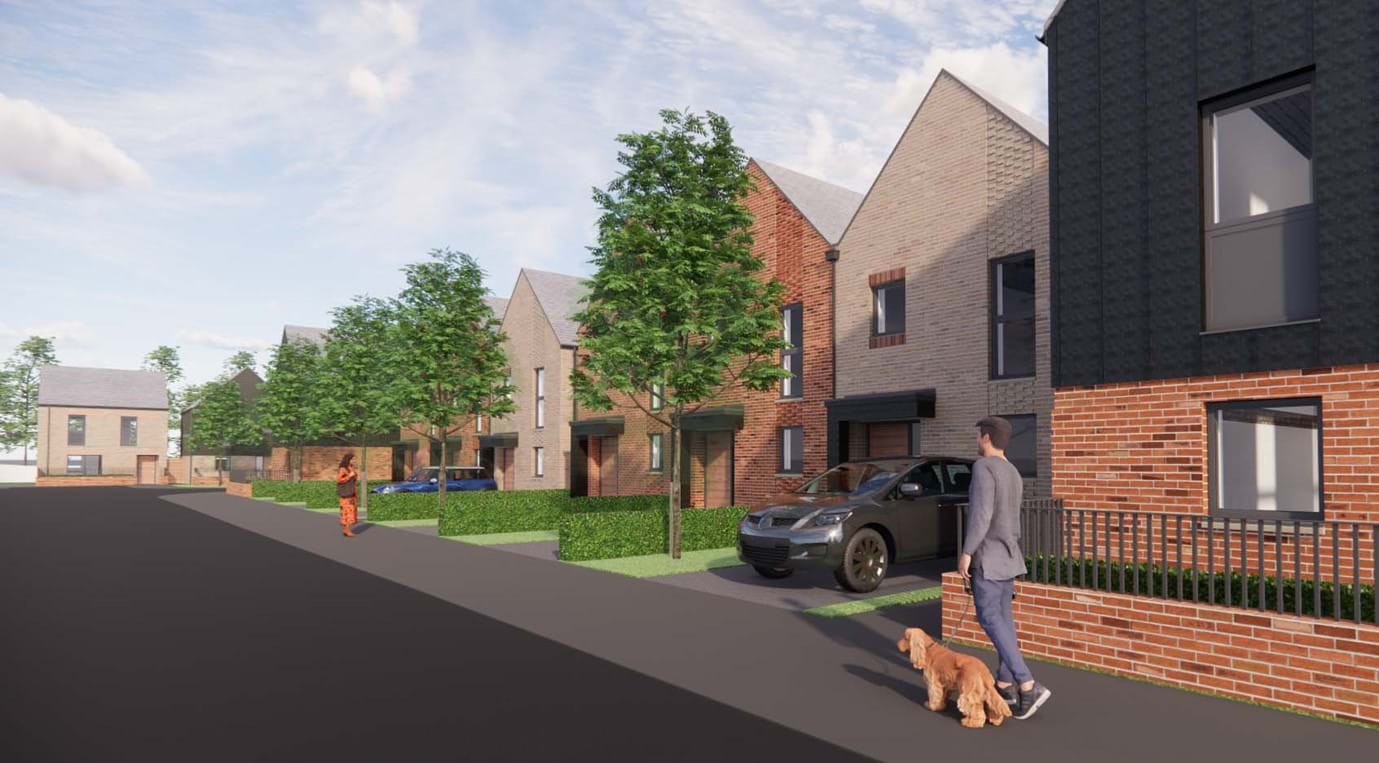 West Vale neighbourhood in Oldham - artist's impression