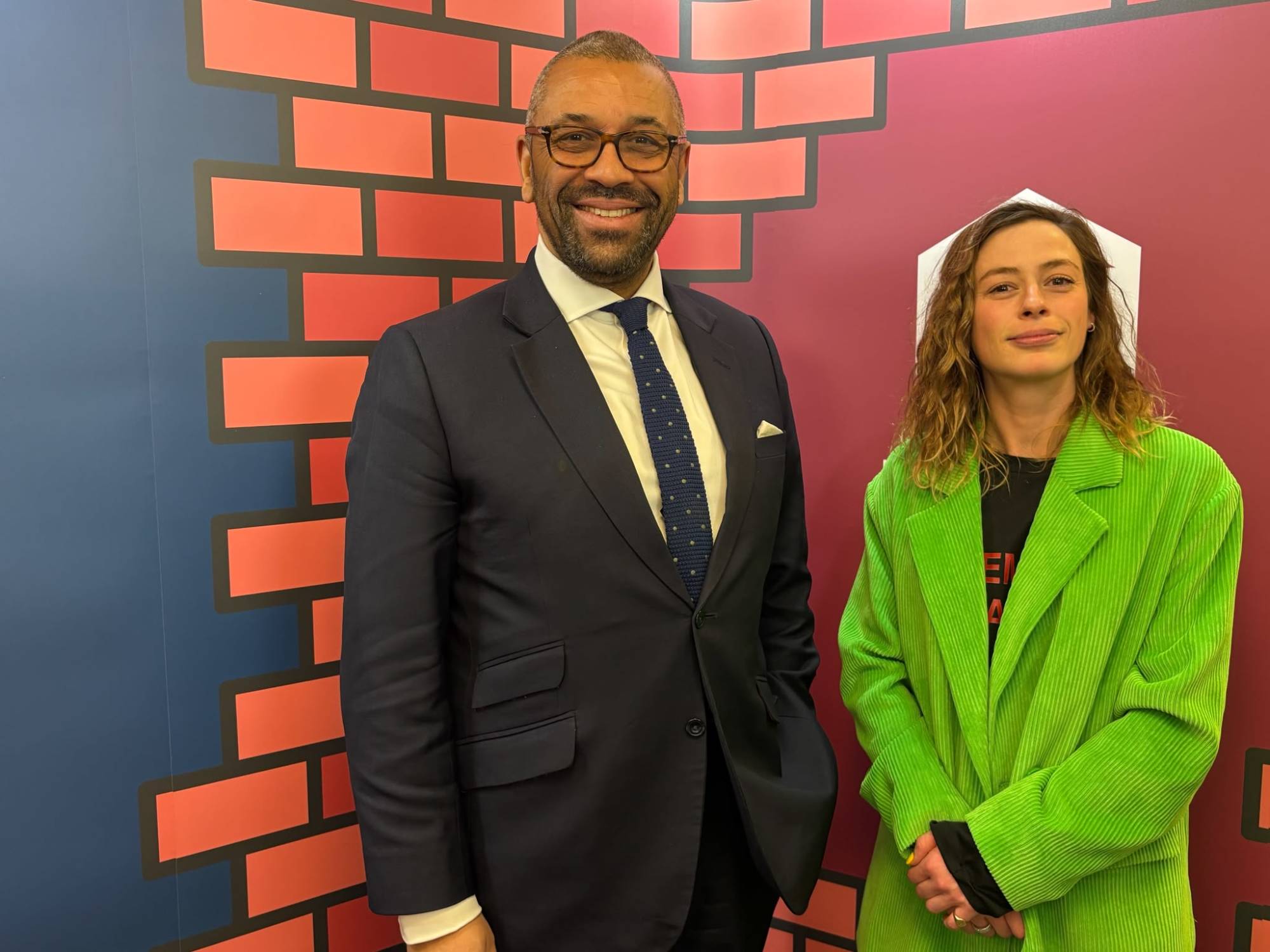 Sir James Cleverly with Iona Stewart-Richardson