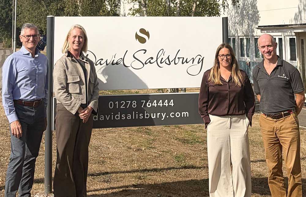 L-R) Andrew Clarke, manufacturing director; Karen Bell, Sales Director; Helen Salisbury, installations & customer service director; Barney Bell, managing director