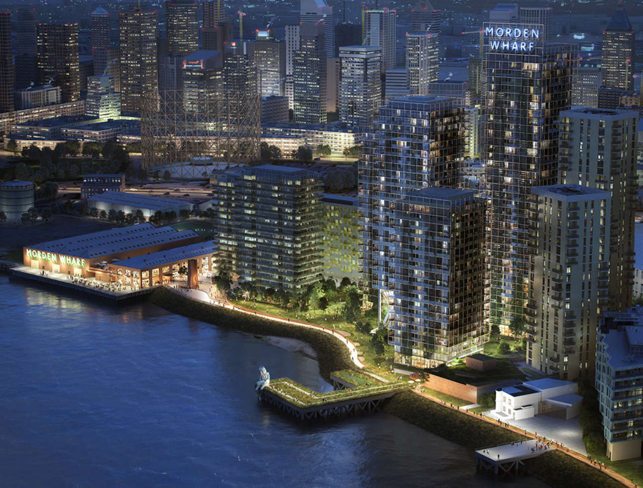 Morden Wharf as it is proposed to look.