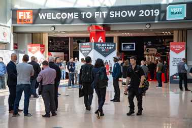 People at an exhibition hall