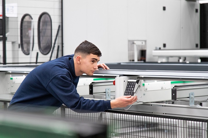 Inside AluFold Direct's factory in Blackburn