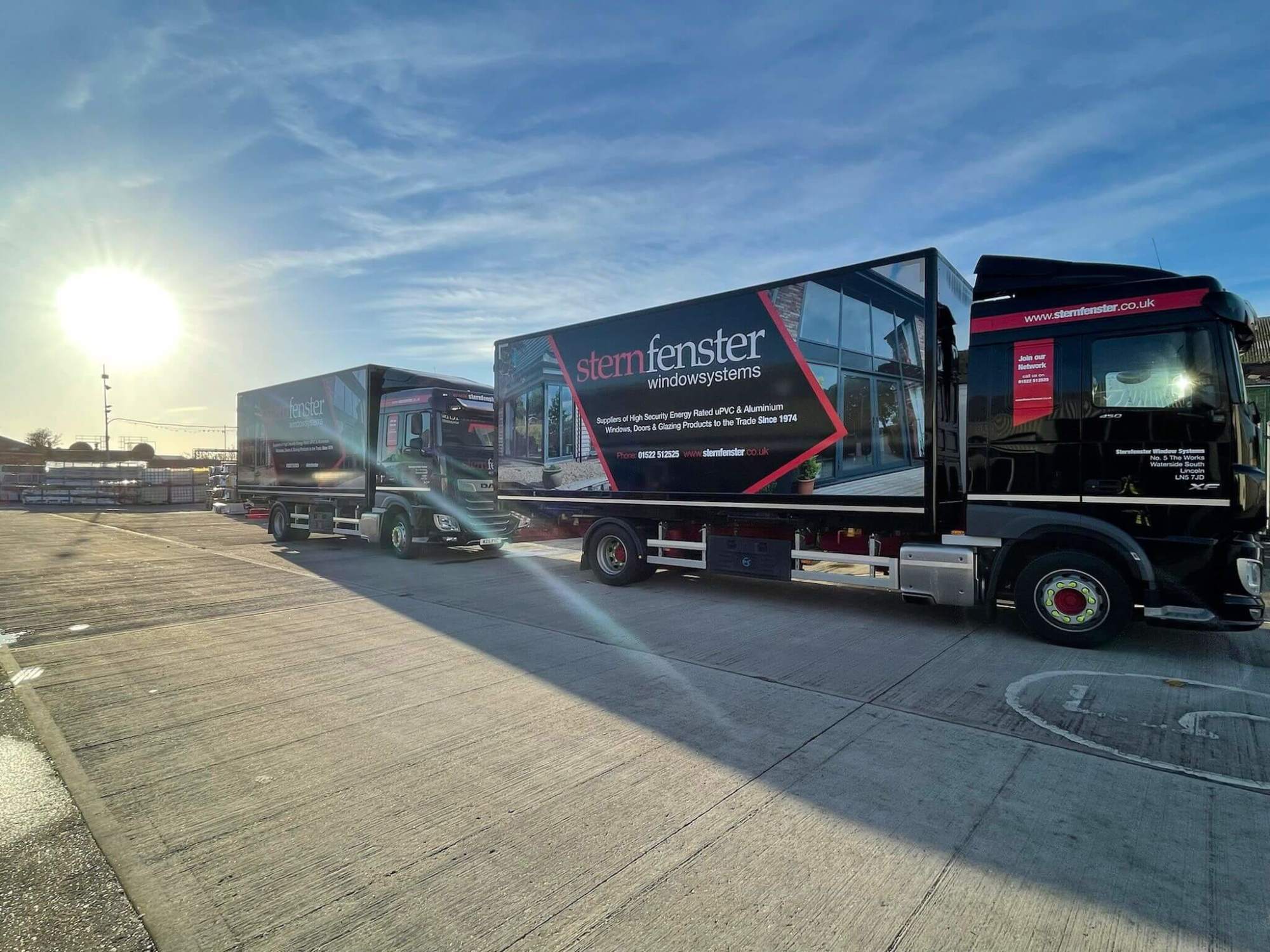 Sternfenster has added four new lorries to is fleet