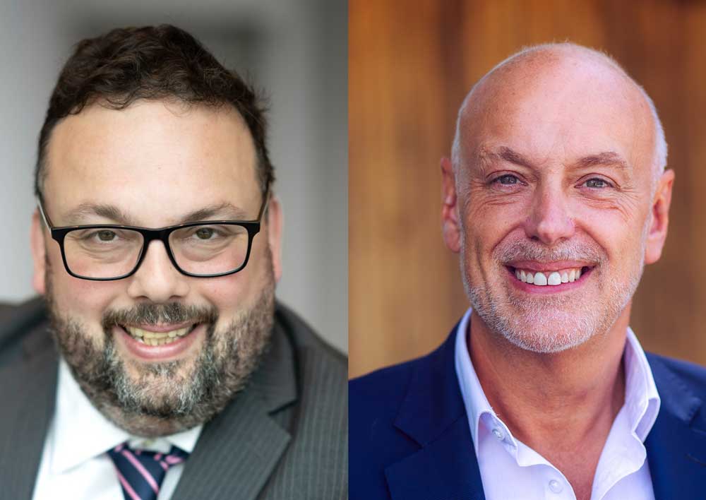 Rob Lee, CPA senior external affairs manager (left) and Andrew Scott, Purp...ing MD
