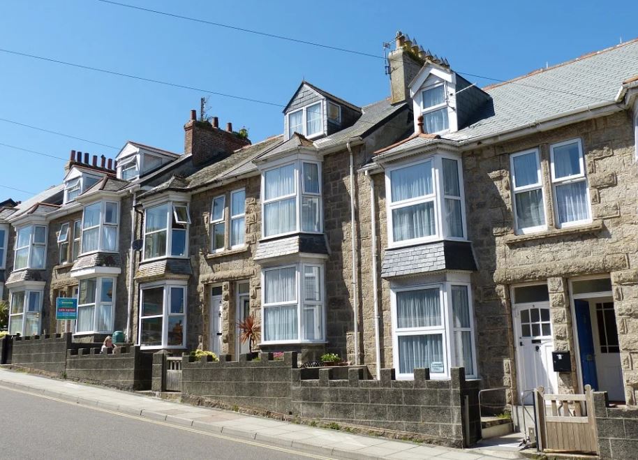 A row of terraced houses