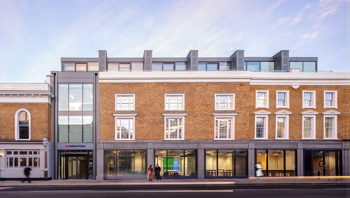 The cladding on a kings cross building by Proteus Facades