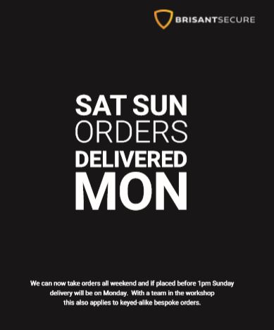 Ution delivers weekend orders on Monday graphic