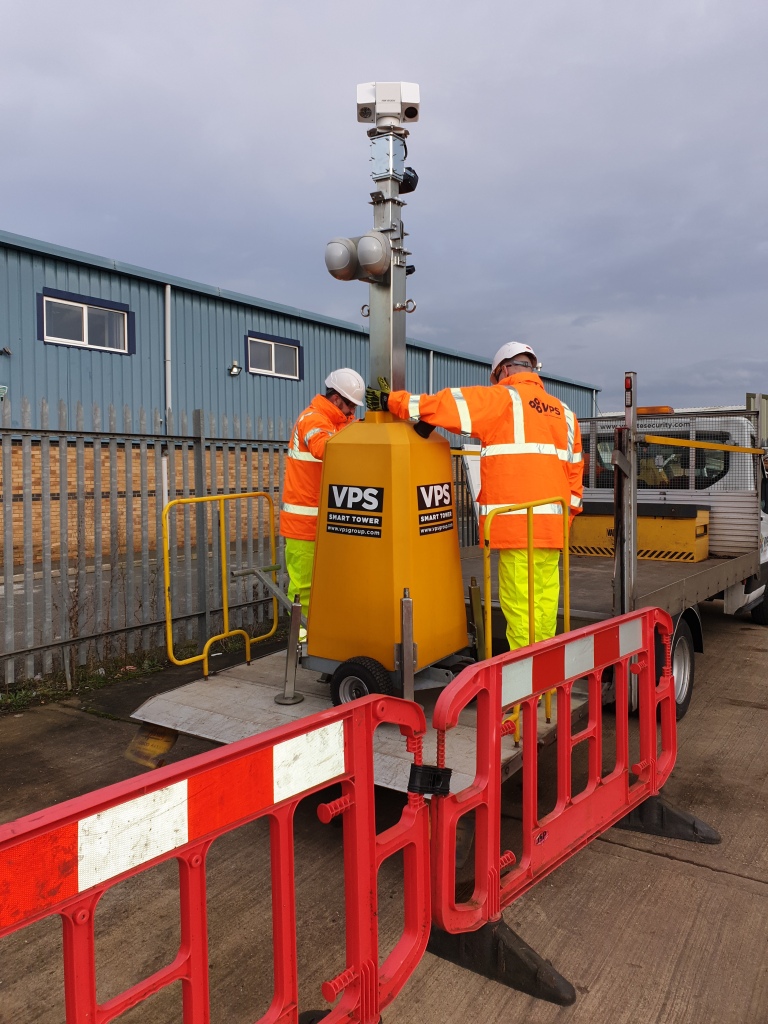 A VPS Smart Tower being offloaded