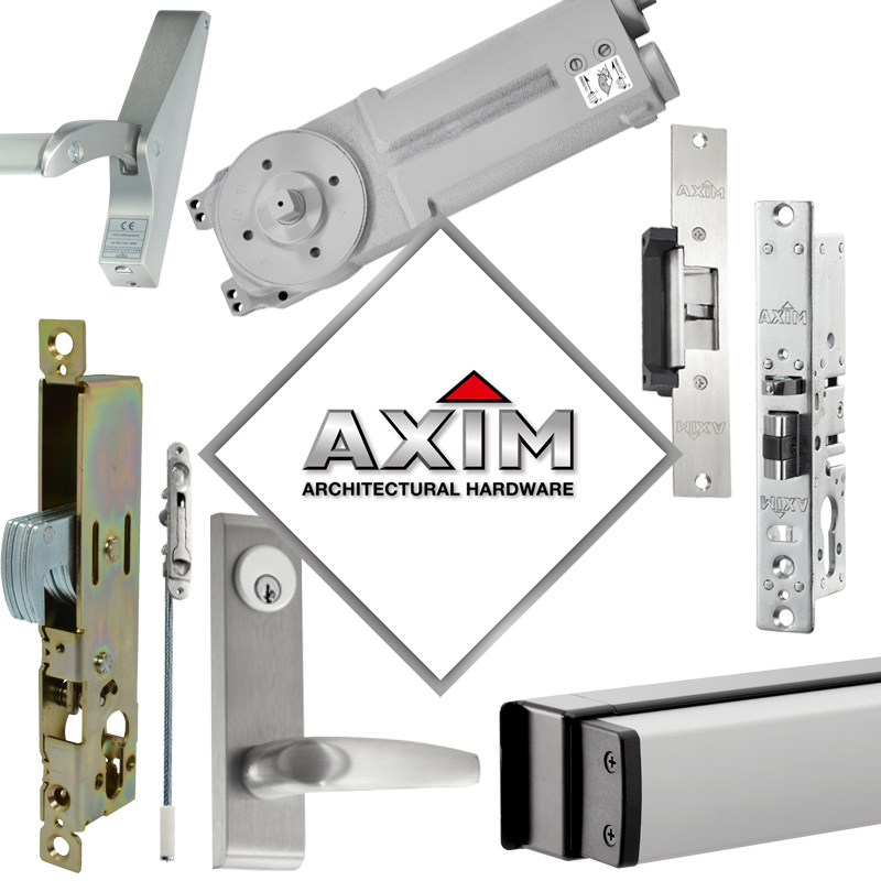Window Ware has welcomed the Axim aluminium door hardware suite to its range.